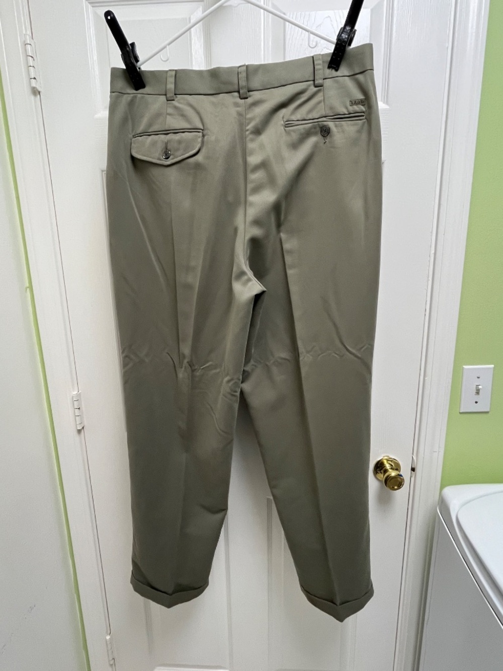 Men's IZOD Green Pants 36W x 30L - Picture 7 of 15